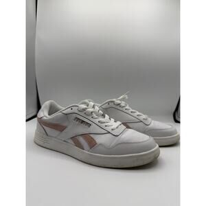 Reebok Club C 85 Sneakers | White & Pink Retro Trainers Women’s Sz 7